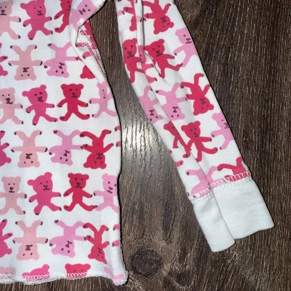 Roberta Roller Rabbit Pink and White Bear Print Long Sleeve Shirt - Picture 3 of 4